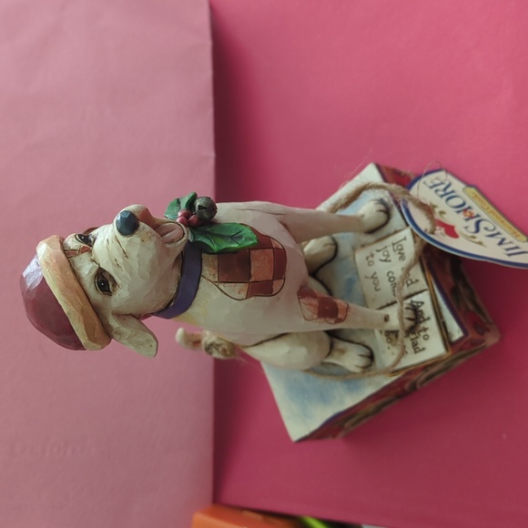 Jim Shore Heartwood Creek Holiday Dog Figurine - Picture 2 of 7